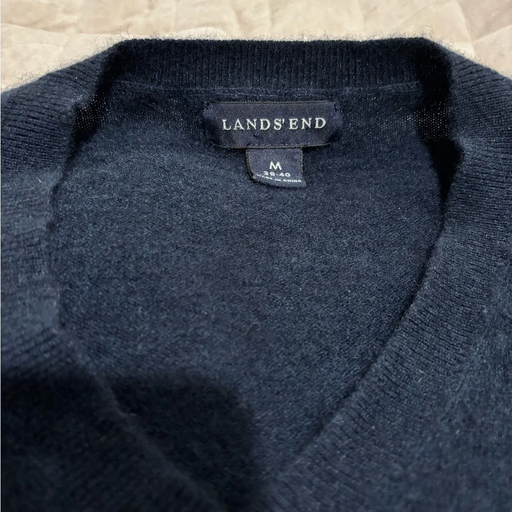 Lands' End Men's 100% Cashmere Sweater